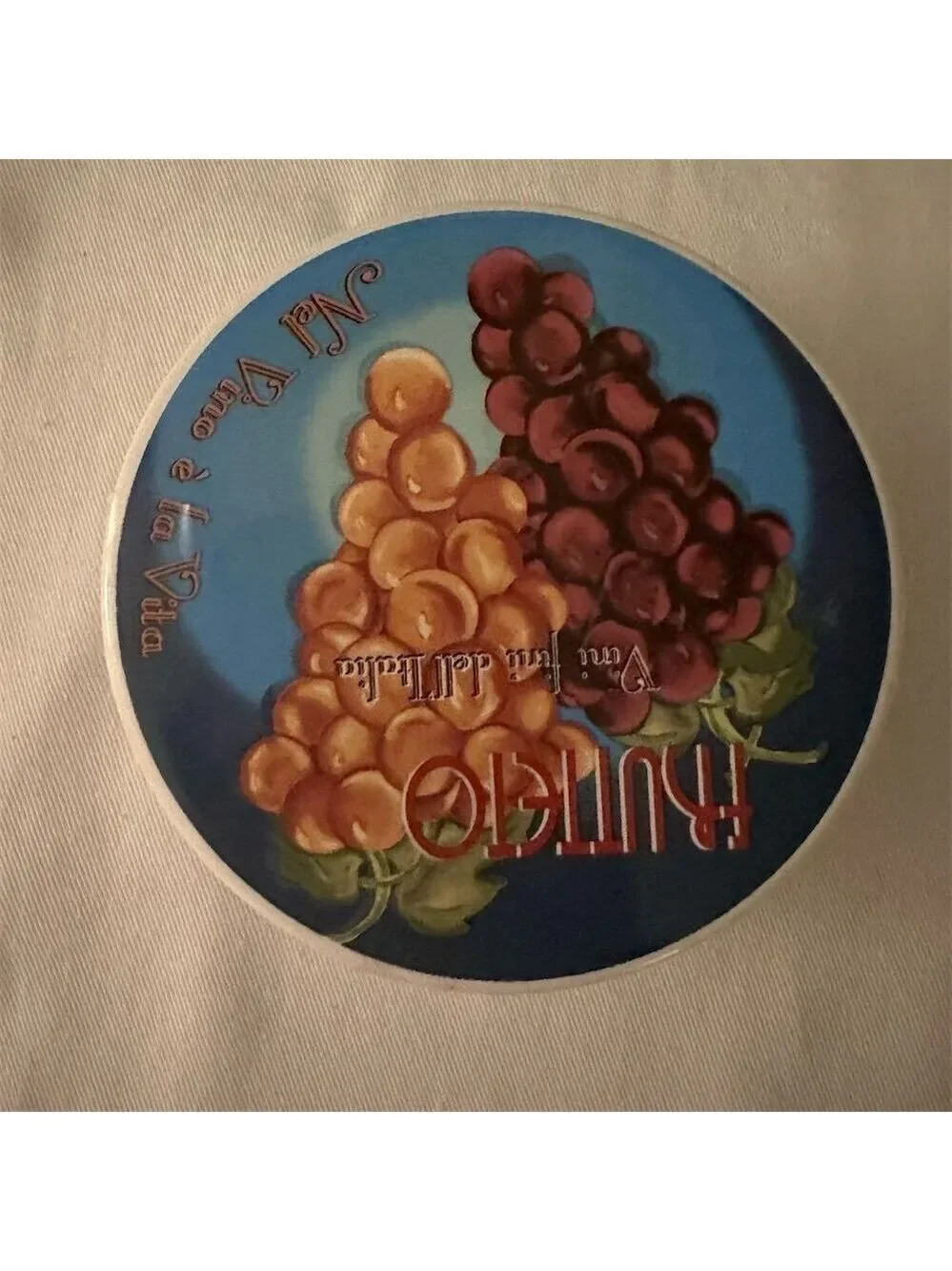 Pottery Barn Frutteto Grape Art Coasters Set of 4